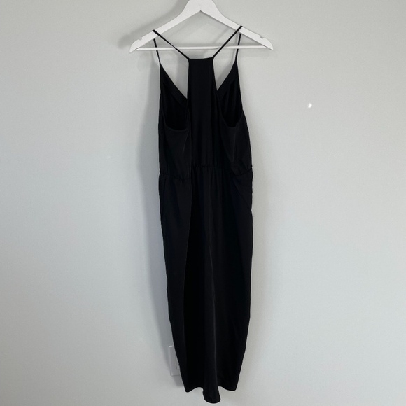 A New York Black Side Slit Lightweight Sleeveless Maxi Dress - Picture 6 of 8